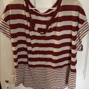 Stripped lane Bryant tee